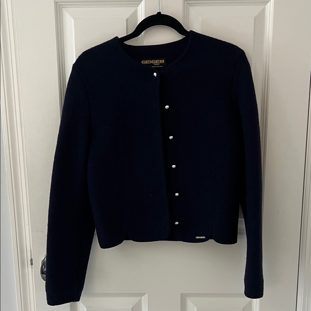 Geiger Women's Navy Wool Jacket